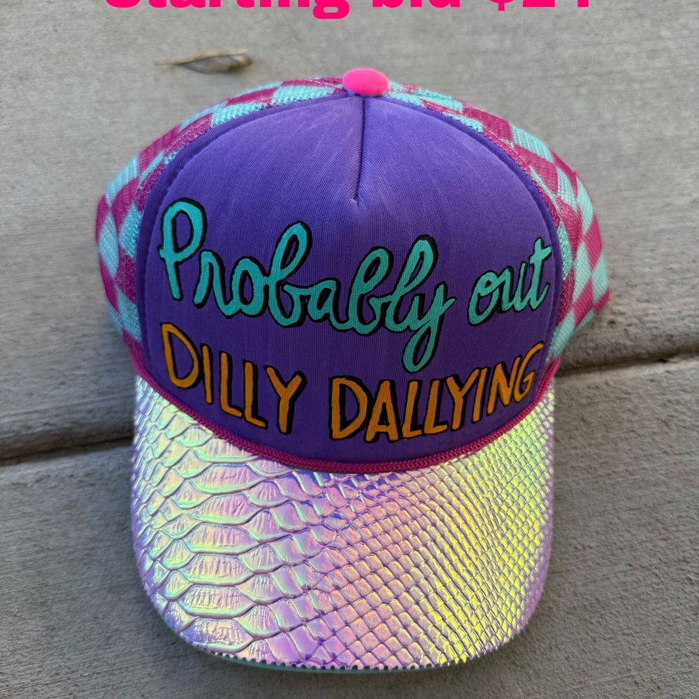 Neon cute ball cap trucker hat SnapBack